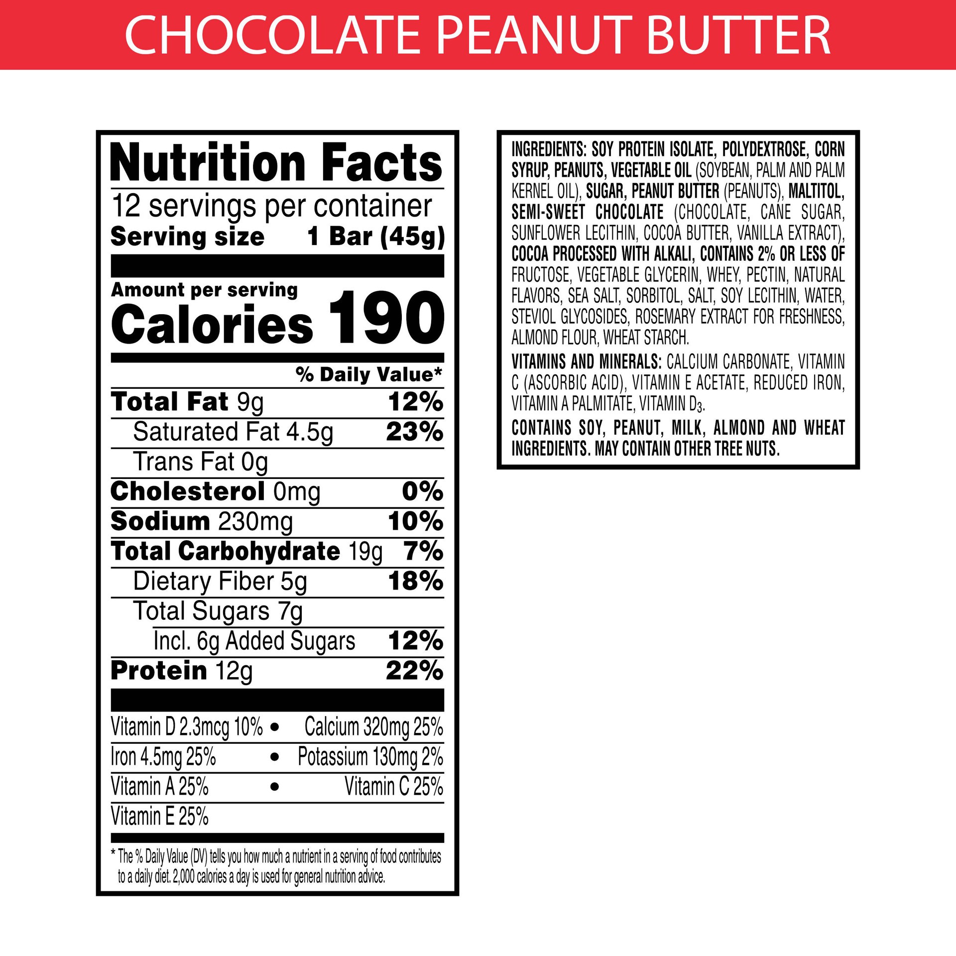 slide 2 of 5, Special K Kellogg's Special K Protein Meal Bars, Chocolate Peanut Butter, 19 oz, 12 Count, 19 oz