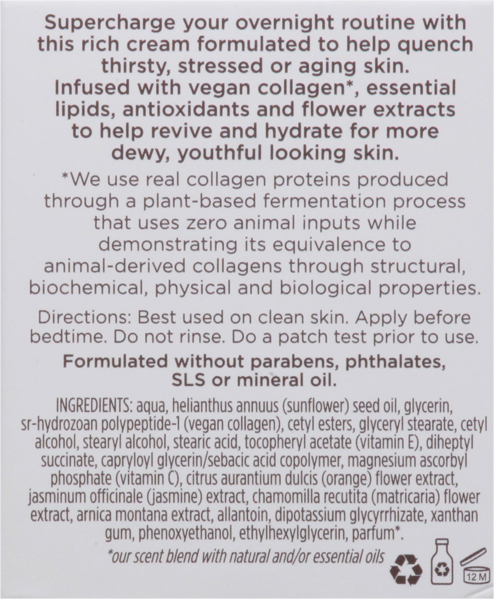 slide 5 of 9, Pacifica Vegan Collagen Overnight Recovery Cream 1.7 fl oz, 1.7 fl oz