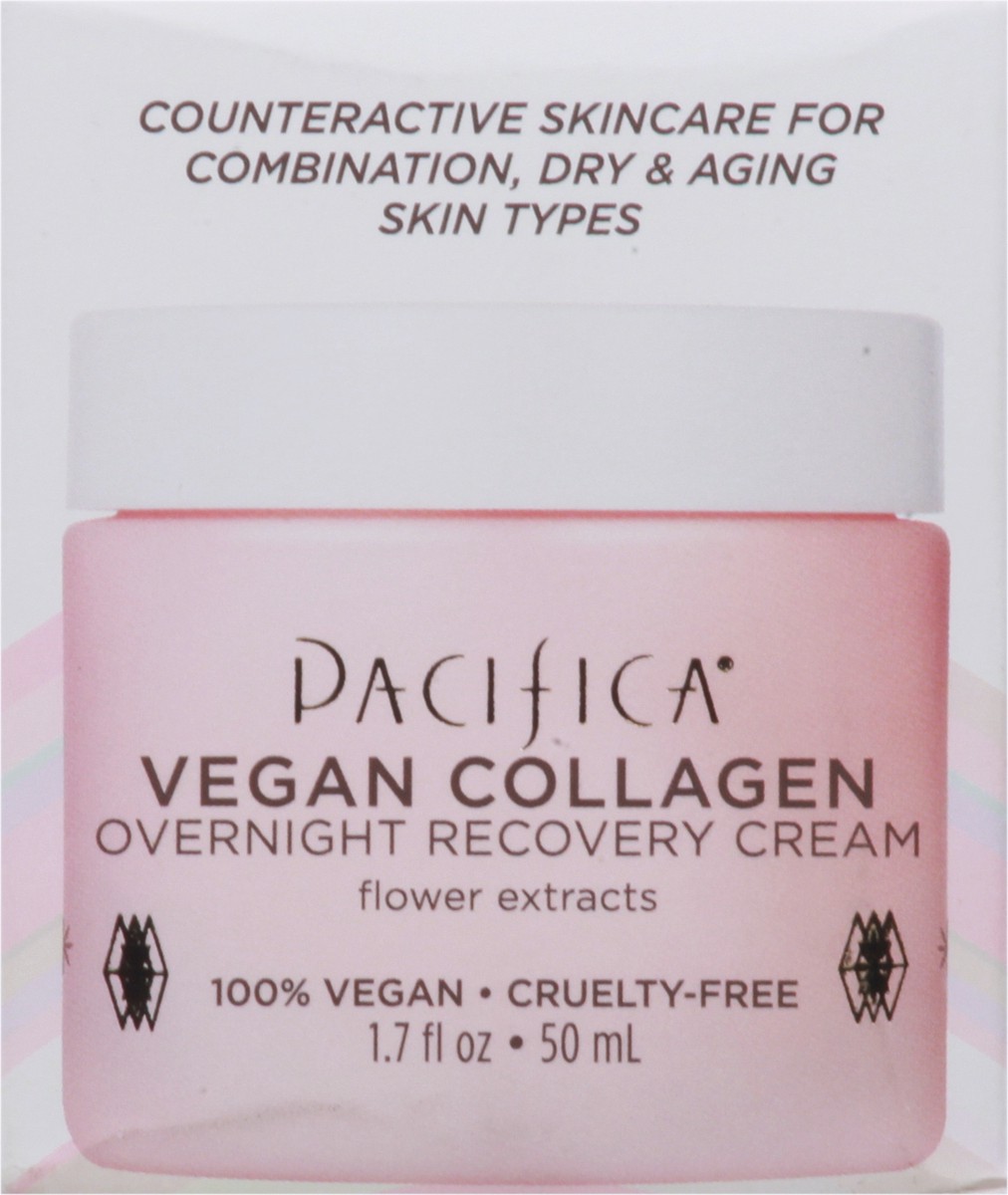 slide 7 of 9, Pacifica Vegan Collagen Overnight Recovery Cream 1.7 fl oz, 1.7 fl oz