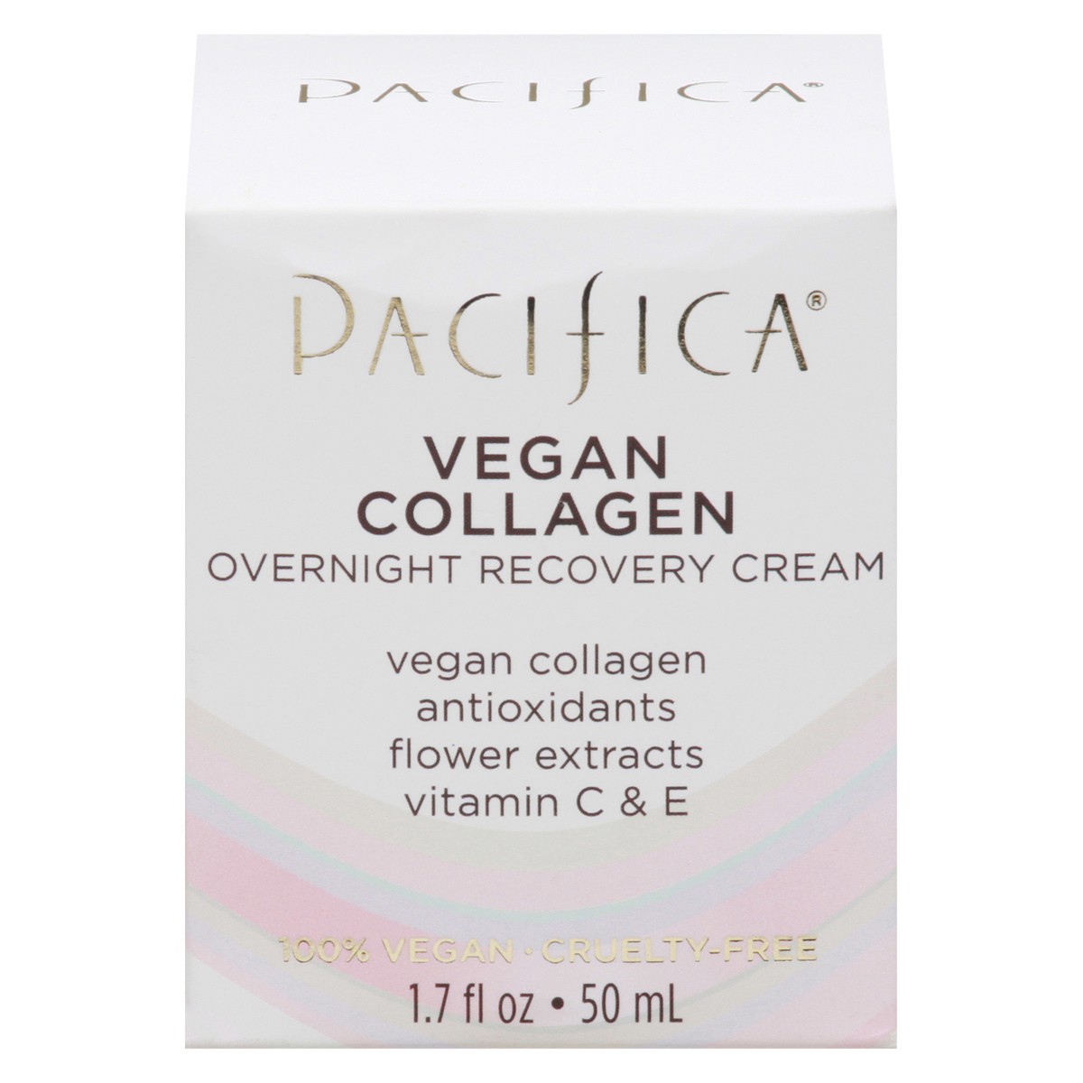 slide 1 of 9, Pacifica Vegan Collagen Overnight Recovery Cream 1.7 fl oz, 1.7 fl oz