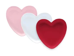 Meijer Corporate Seasonal Melamine Heart Plate