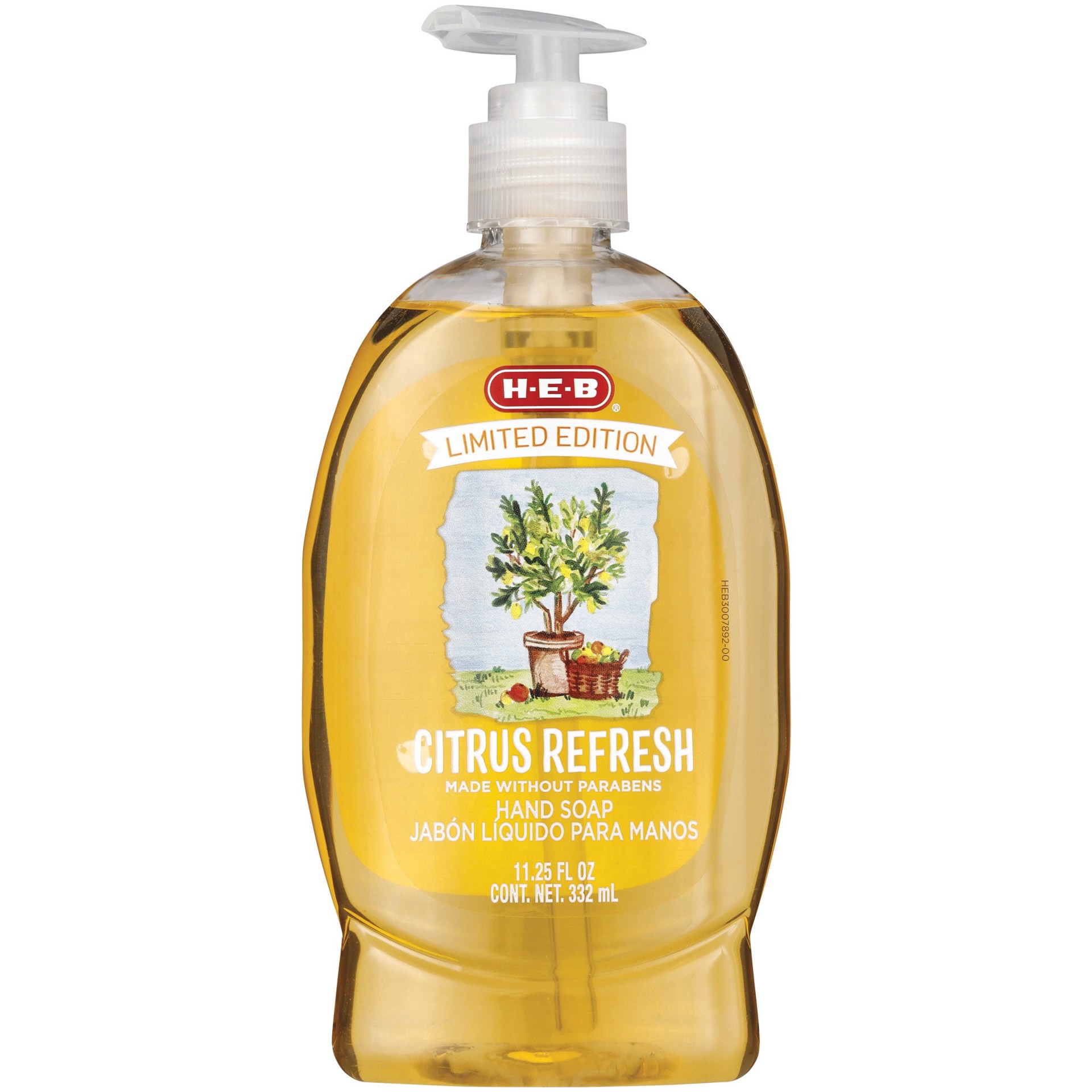 slide 1 of 1, H-E-B Limited Edition Summer Hand Soap - Citrus Refresh, 11.25 oz