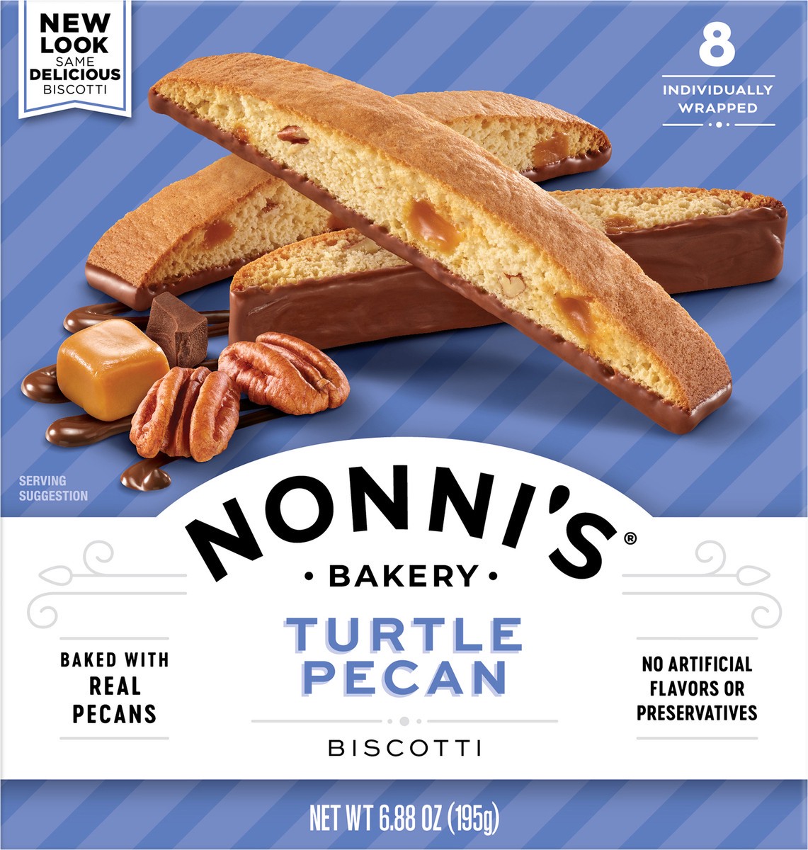 slide 7 of 8, Nonni's Turtle Pecan Biscotti, 6.88 oz