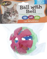 Cat Pals Ball with Bell 1 ea