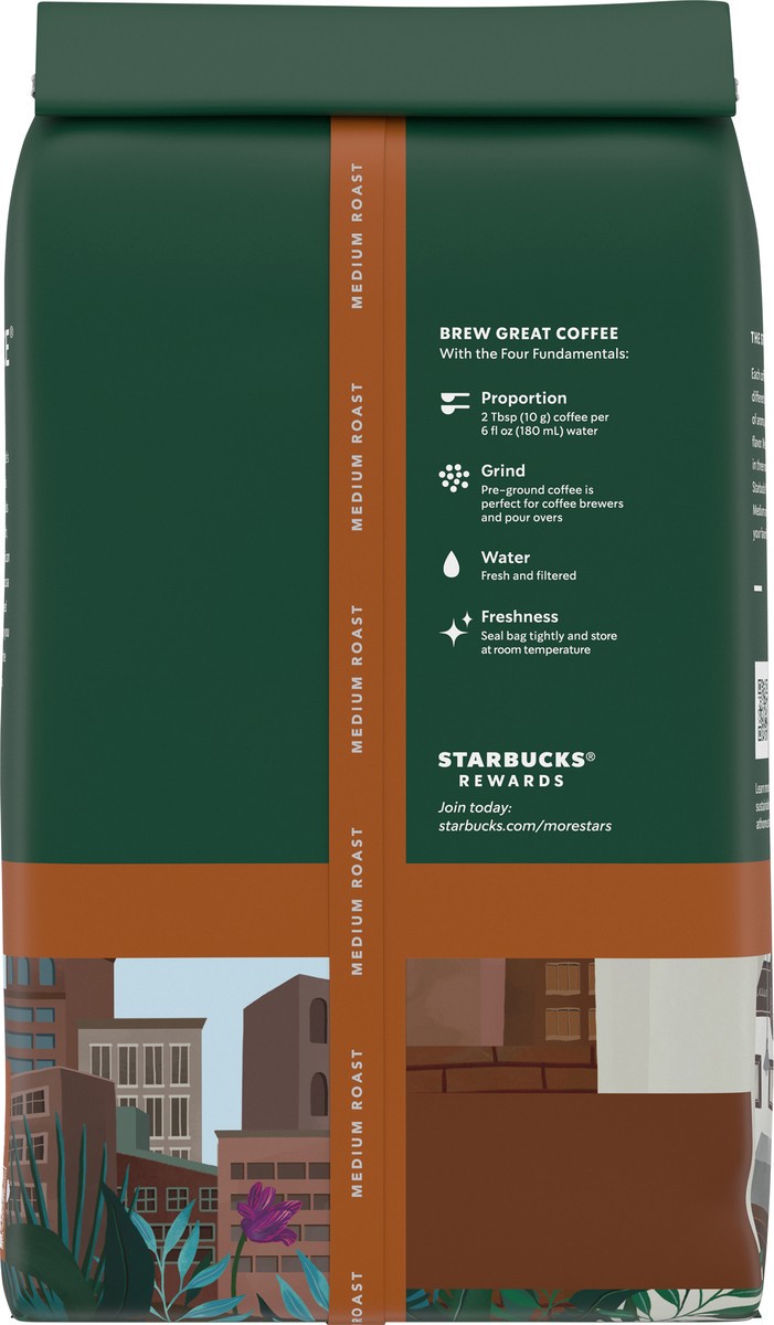 slide 4 of 9, Starbucks Ground Coffee—Medium Roast Coffee—Pike Place Roast—100% Arabica—1 bag (18 oz), 18 oz