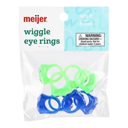 Meijer Wiggle Eye Rings 8ct