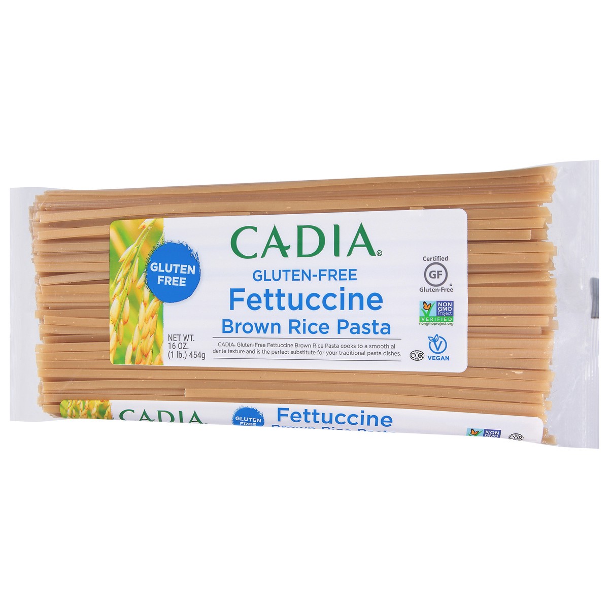 slide 13 of 14, Cadia Gluten-Free Fettuccine Brown Rice Pasta 16 oz, 16 oz