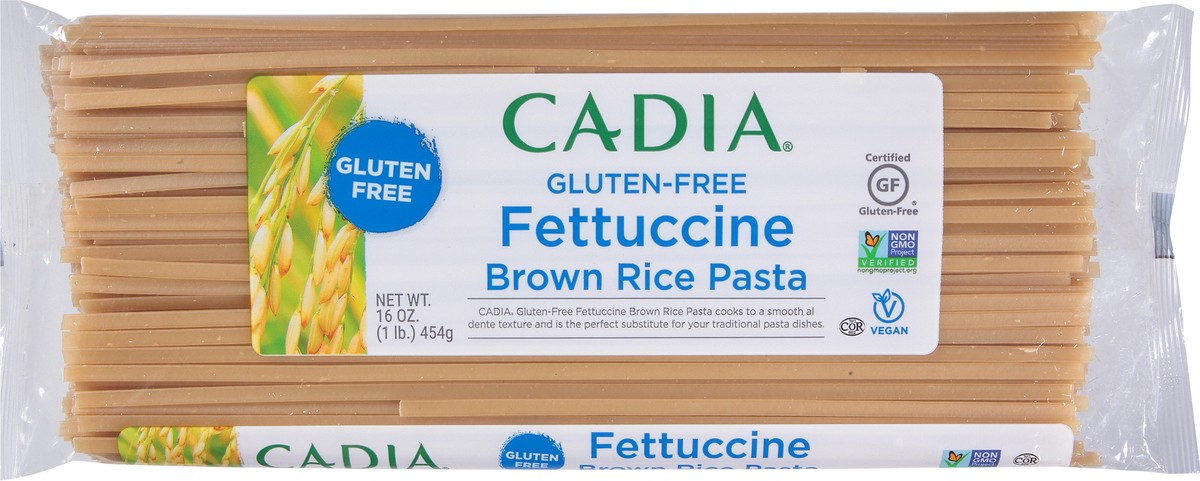 slide 4 of 14, Cadia Gluten-Free Fettuccine Brown Rice Pasta 16 oz, 16 oz