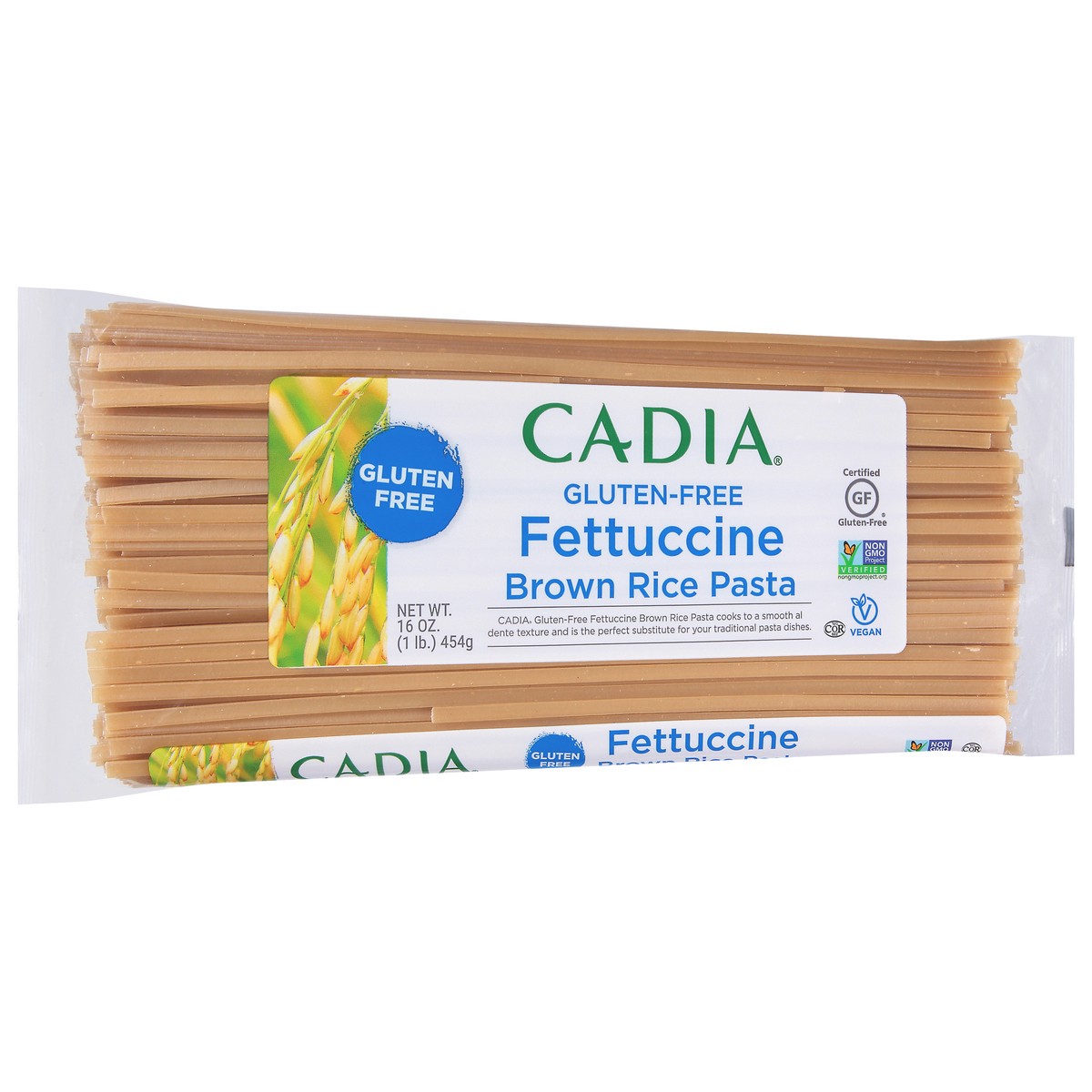 slide 9 of 14, Cadia Gluten-Free Fettuccine Brown Rice Pasta 16 oz, 16 oz