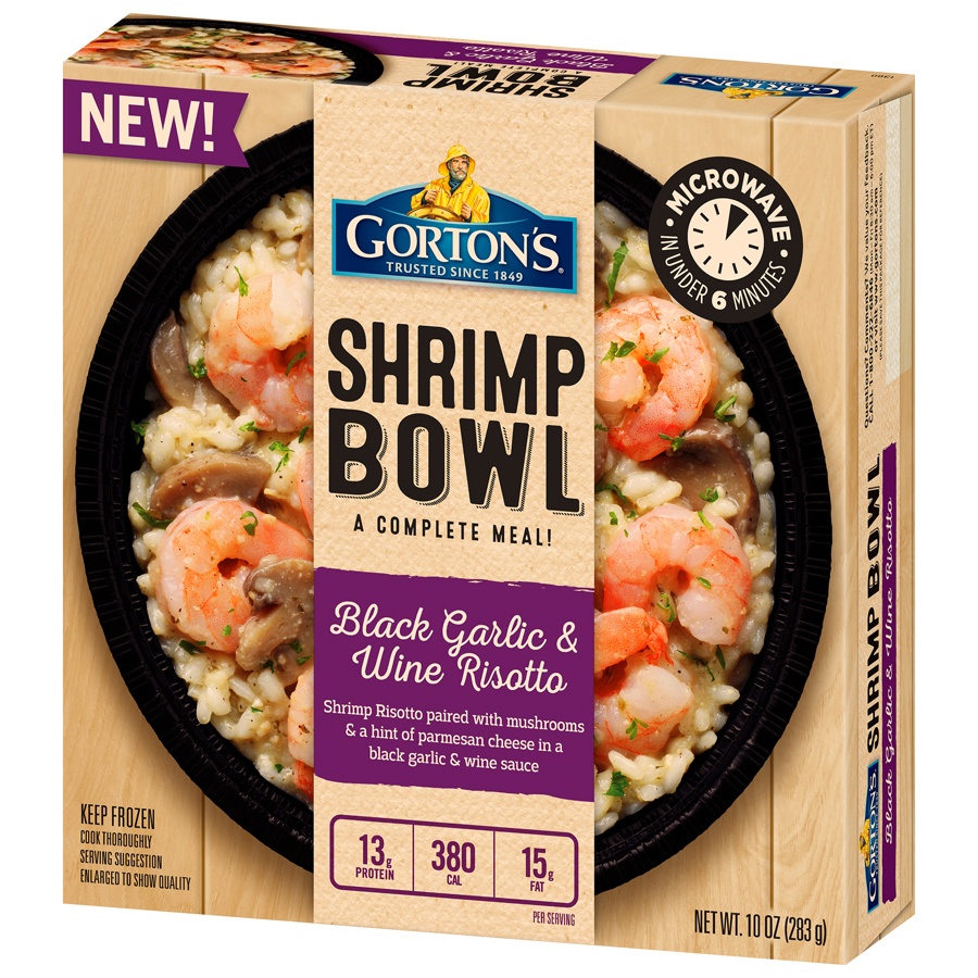 Gorton's Shrimp Bowl Black Garlic & Wine Risotto 10 oz | Shipt