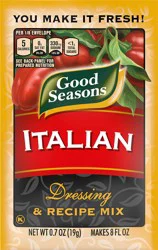Good Seasons Italian Dry Salad Dressing and Recipe Mix, 4 ct - Packets