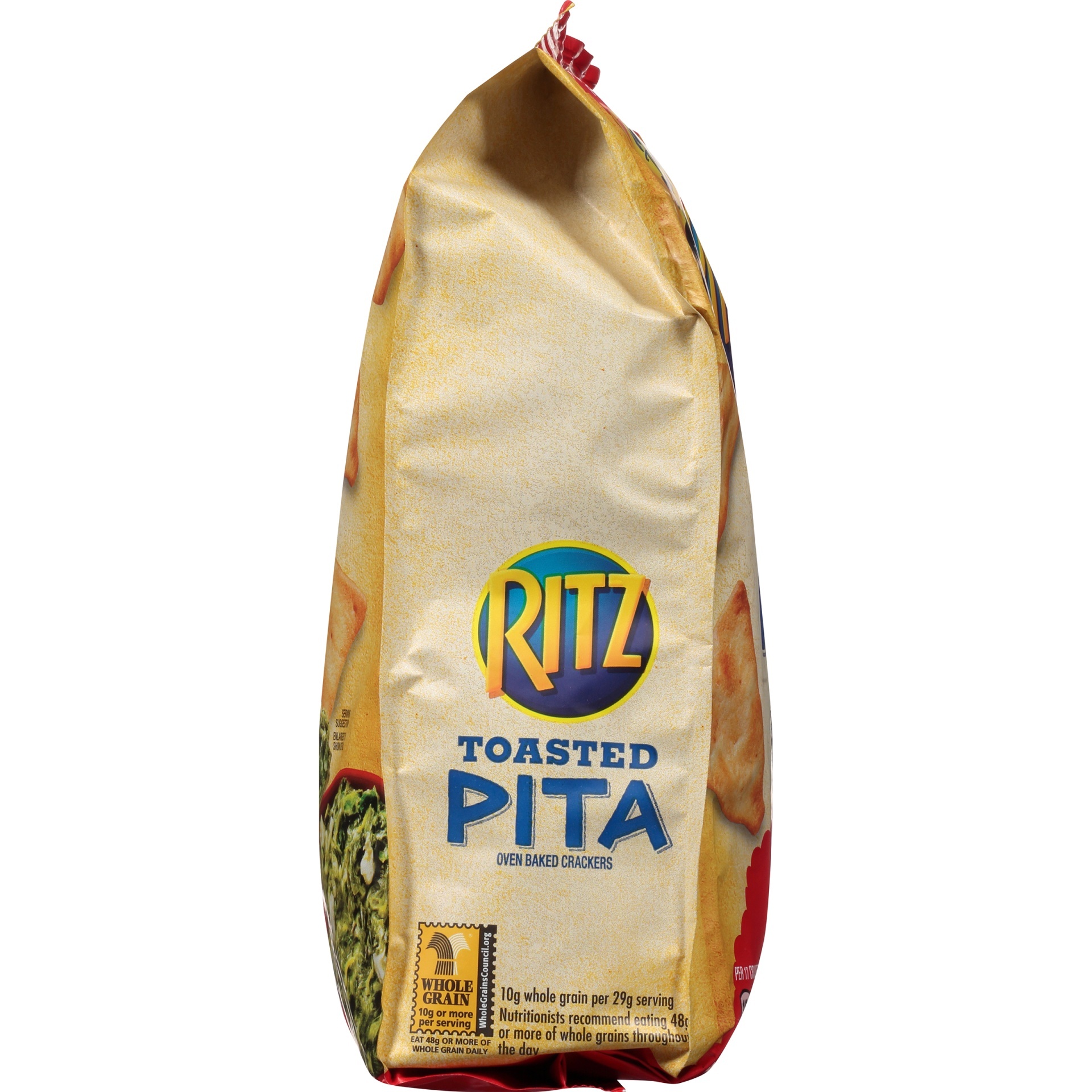slide 4 of 8, RITZ Original Toasted Pita Crackers, 8 oz