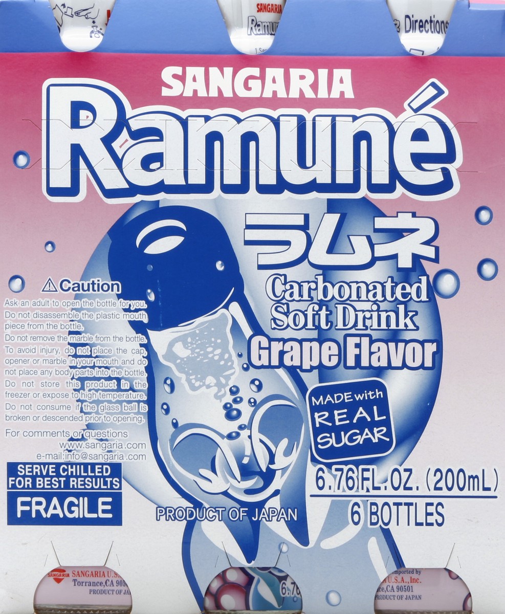 slide 3 of 4, Sangaria Soft Drink - 6 ct, 6 ct