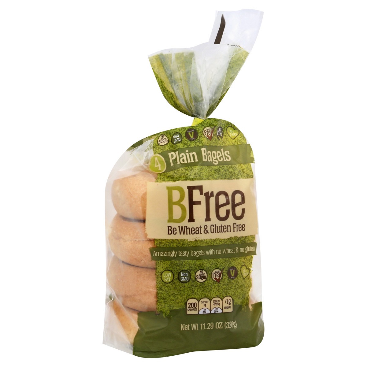 slide 2 of 10, BFree Plain Bagels 11.29 oz, 11.29 oz