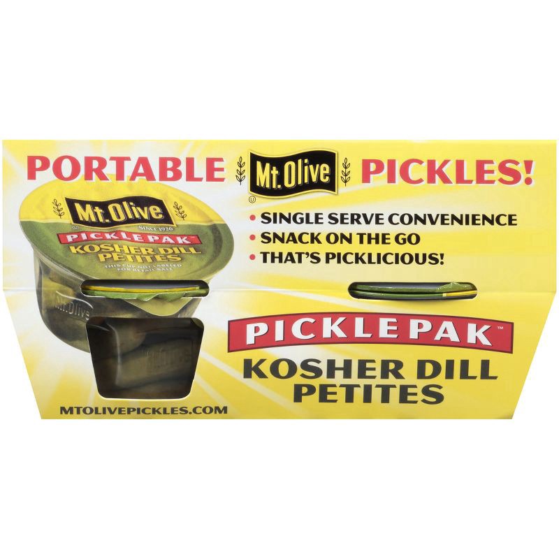 slide 3 of 3, Mt. Olive Kosher Dill Petites - 14.8oz/4ct, 4 ct; 14.8 oz