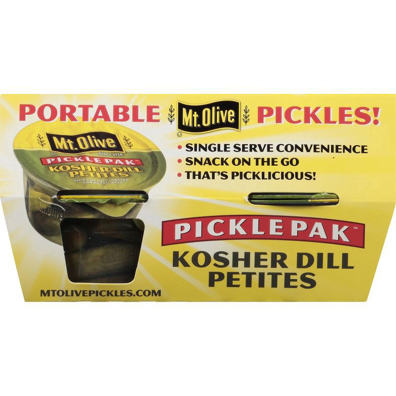 slide 1 of 3, Mt. Olive Kosher Dill Petites - 14.8oz/4ct, 4 ct; 14.8 oz