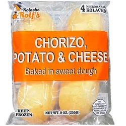 Kolache Rolf's Chorizo Potato & Cheese