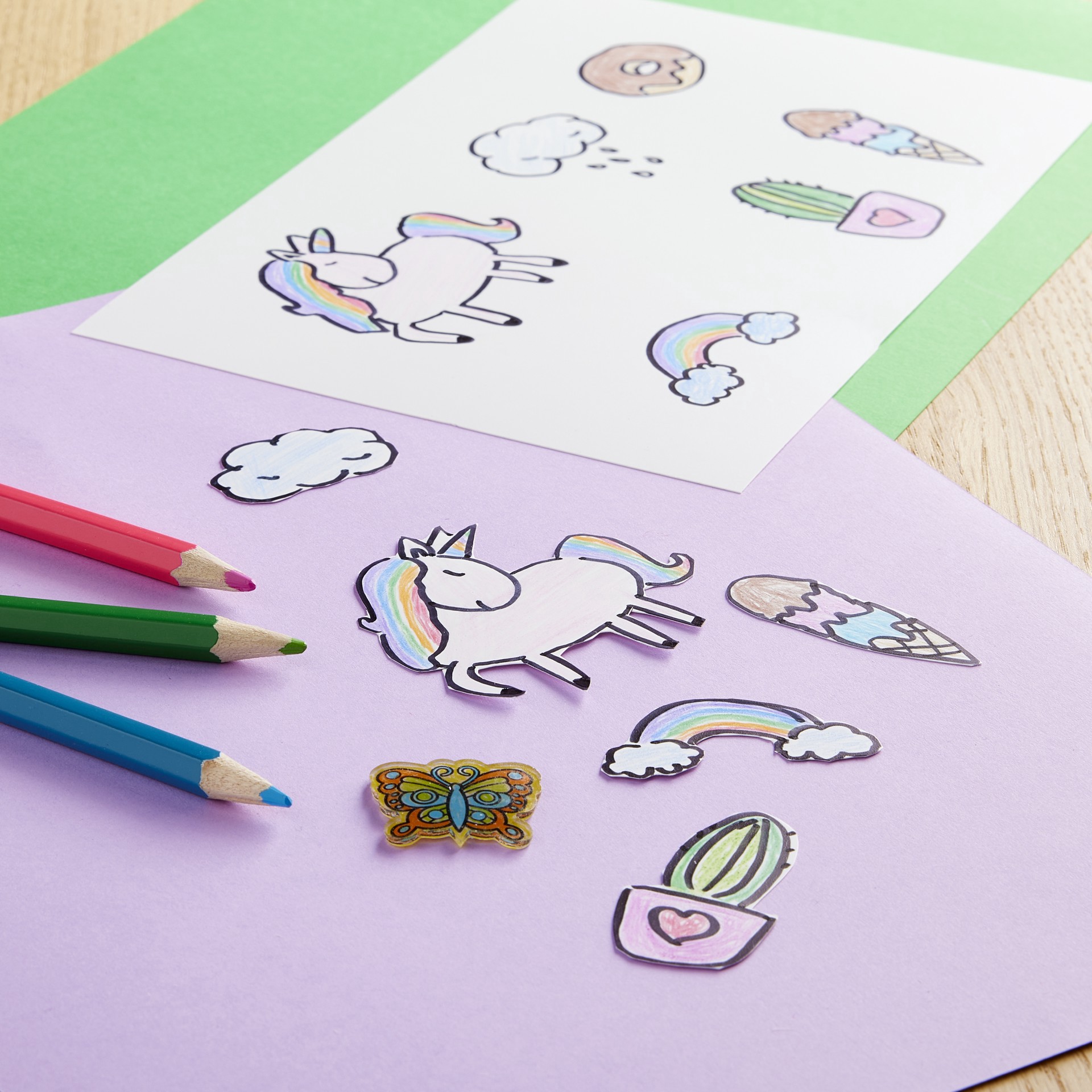 slide 2 of 4, K&b Innovations Shrinky Dinks Frosted White Creative Pack, 8 in x 10 in