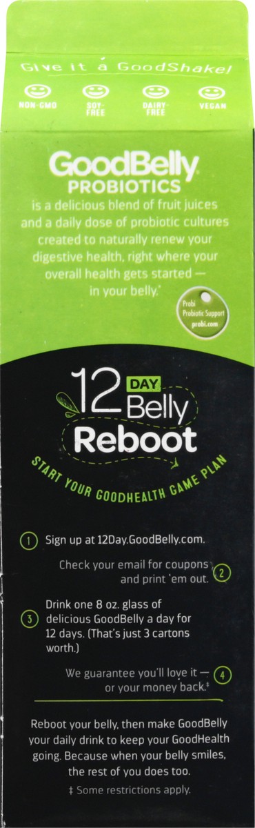 slide 5 of 12, Goodbelly Tropical Green Probiotic Fruit Drink - 32 fl oz, 32 fl oz