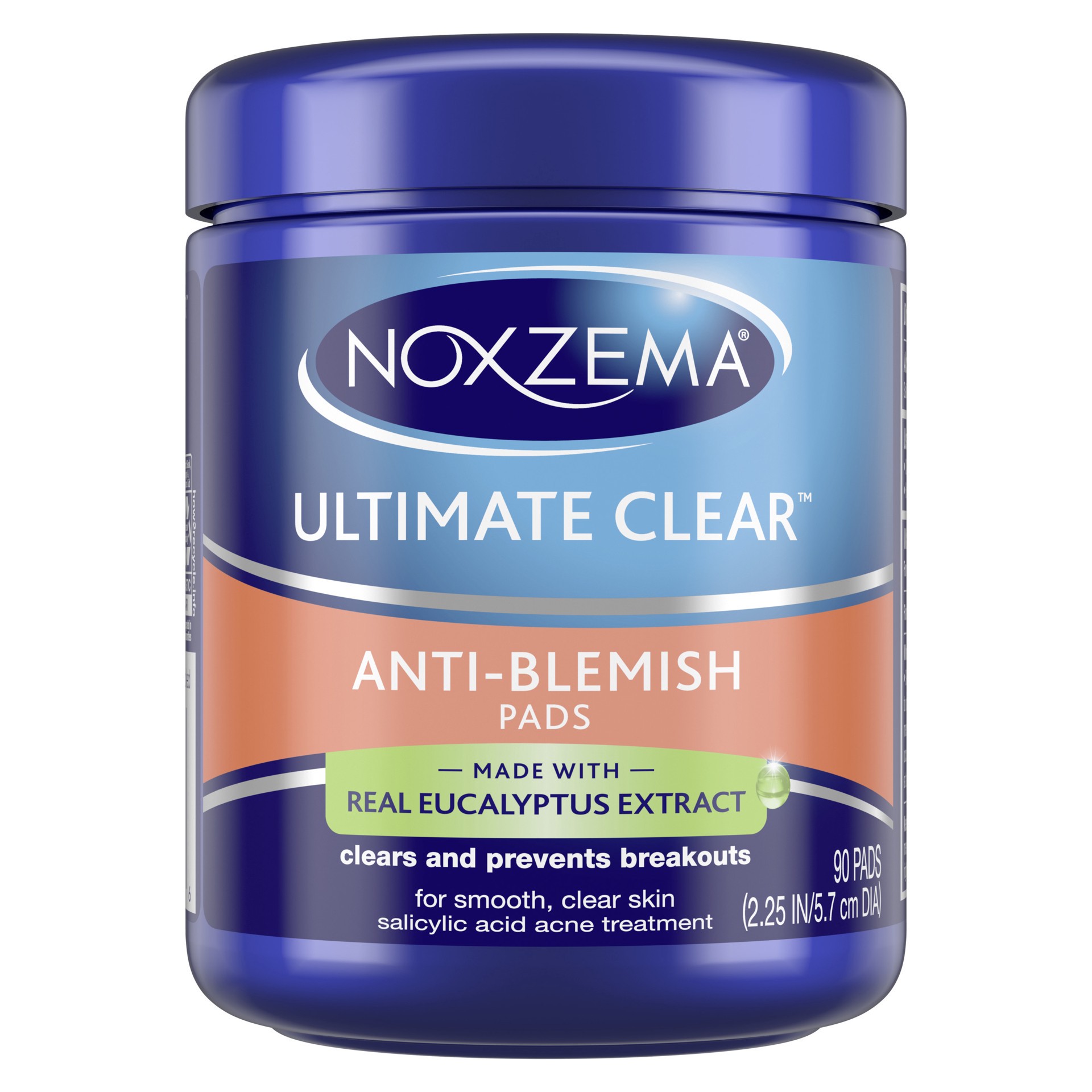 slide 1 of 1, Noxzema Ultimate Clear Face Pads Anti-Blemish, 90 Count, 90 ct