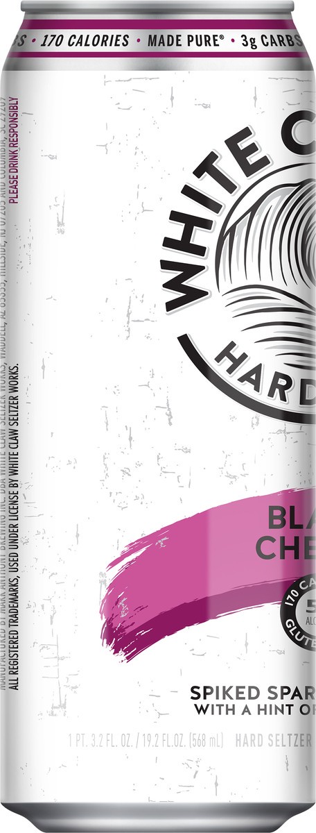 slide 2 of 6, White Claw Black Cherry 19.2oz Can, 19.2 fl oz