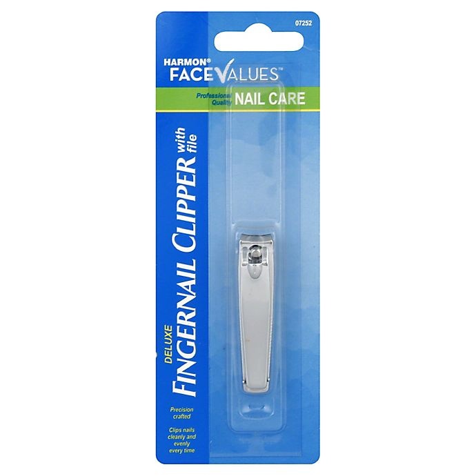 slide 1 of 1, Harmon Face Values Deluxe Nail Clipper with File, 1 ct