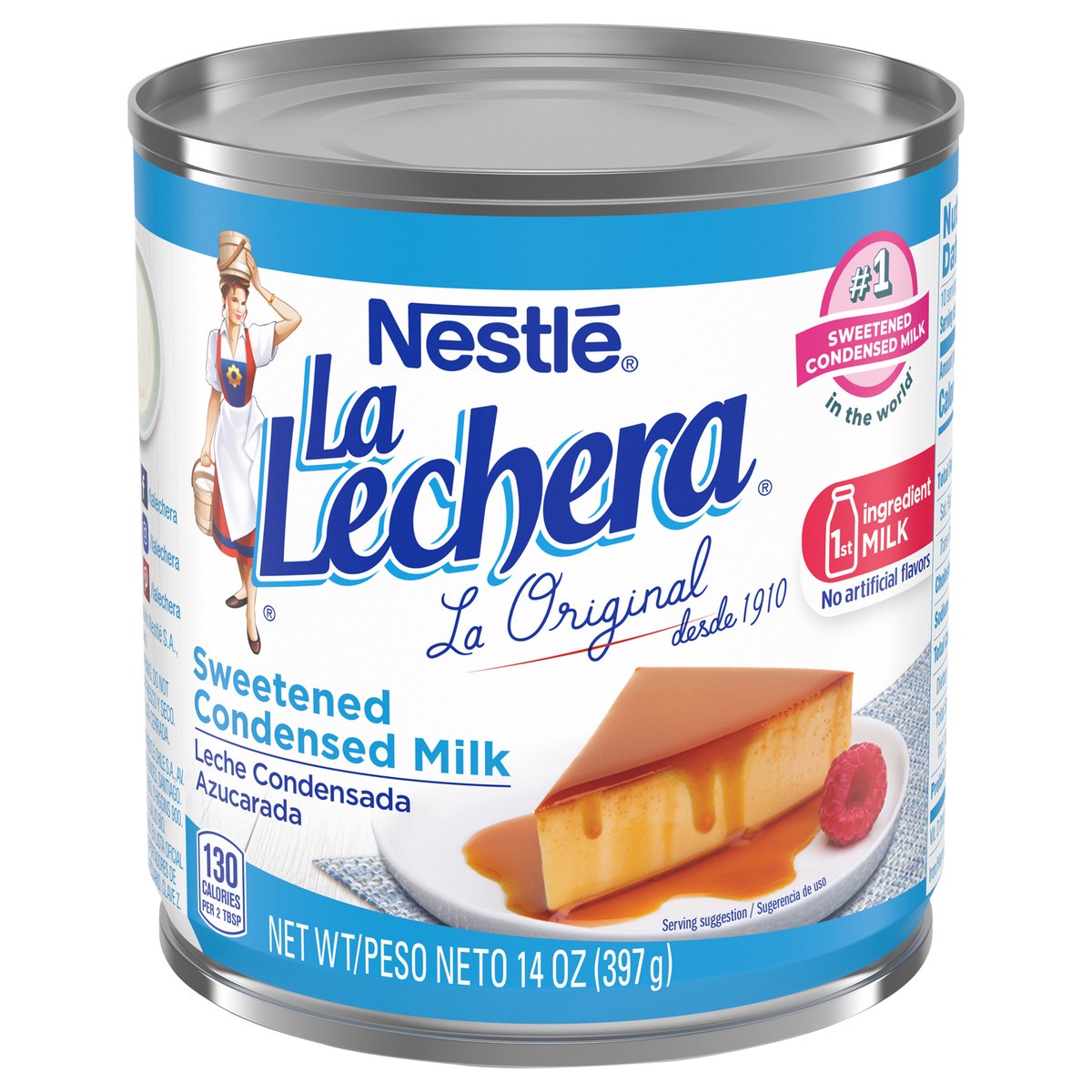 slide 1 of 9, LA LECHERA Nestle Sweetened Condensed Milk 14 oz., 14 oz