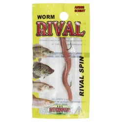 Stopper Worm Rival Spin Natural