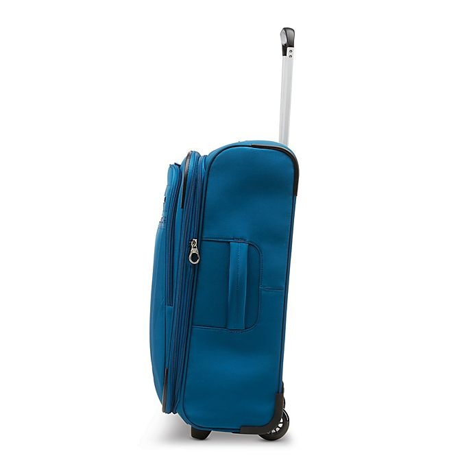 slide 5 of 8, American Tourister Blast XLT Softside Upright Checked Luggage - Aqua Blue, 24 in