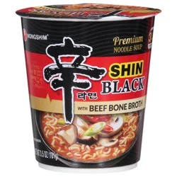 Nongshim Premium Shin Black Noodle Soup with Beef Bone Broth 3.5 oz