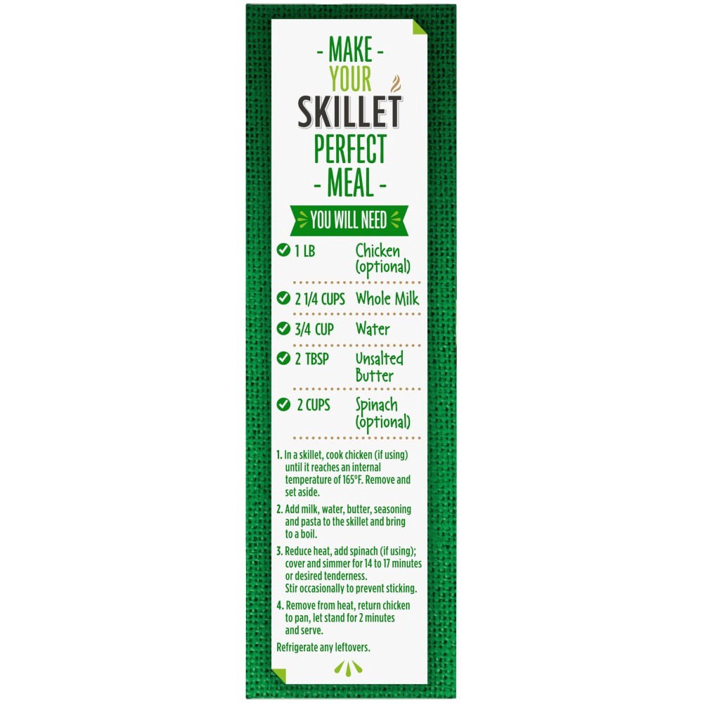 slide 2 of 3, Simple Truth Skillet Makers Chicken Florentine Alfredo Meal Starter, 6.38 oz