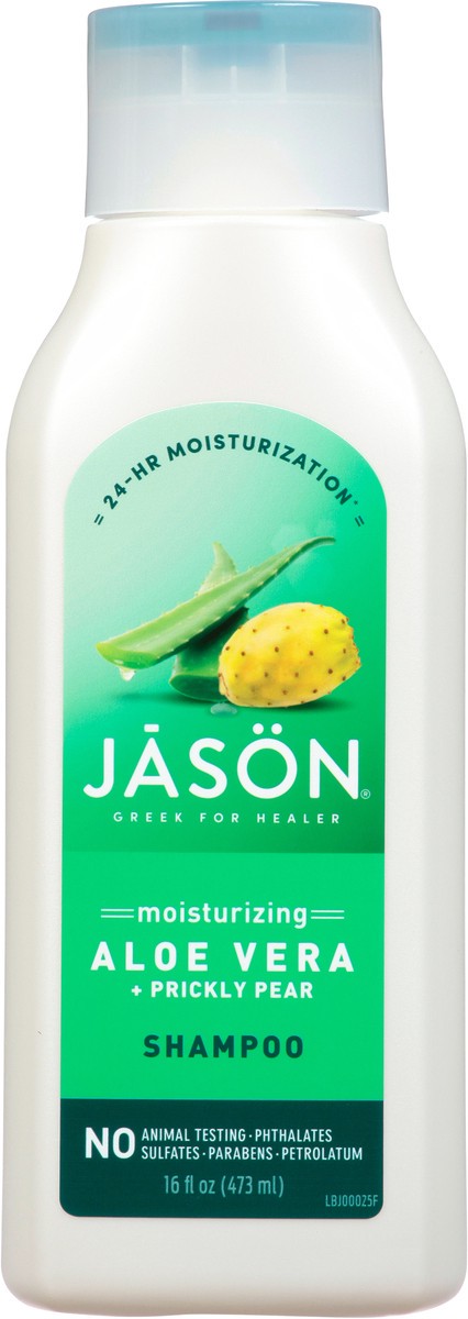 slide 5 of 8, Jason Moisturizing Aloe Vera + Prickly Pear Shampoo 16, 16 fl oz
