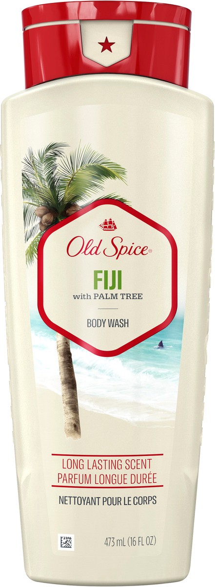 slide 3 of 3, Old Spice Men's Body Wash Fiji with Palm Tree, 16 oz, 16 fl oz