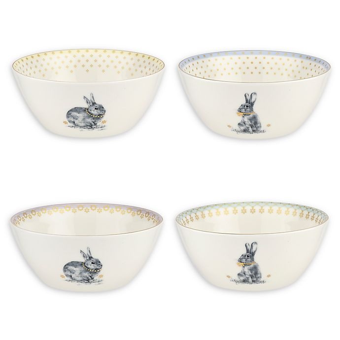 slide 1 of 2, Spode Meadow Lane Cereal Bowls, 4 ct