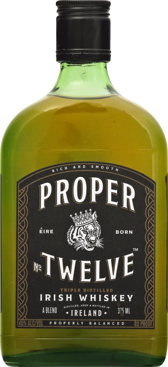 slide 1 of 9, Proper No. Twelve Irish Whiskey 80 Proof (375 ml), 375 ml