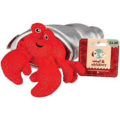 slide 1 of 1, Woof and Whiskers Hermit Crab Plush Dog Toy, 1 ct