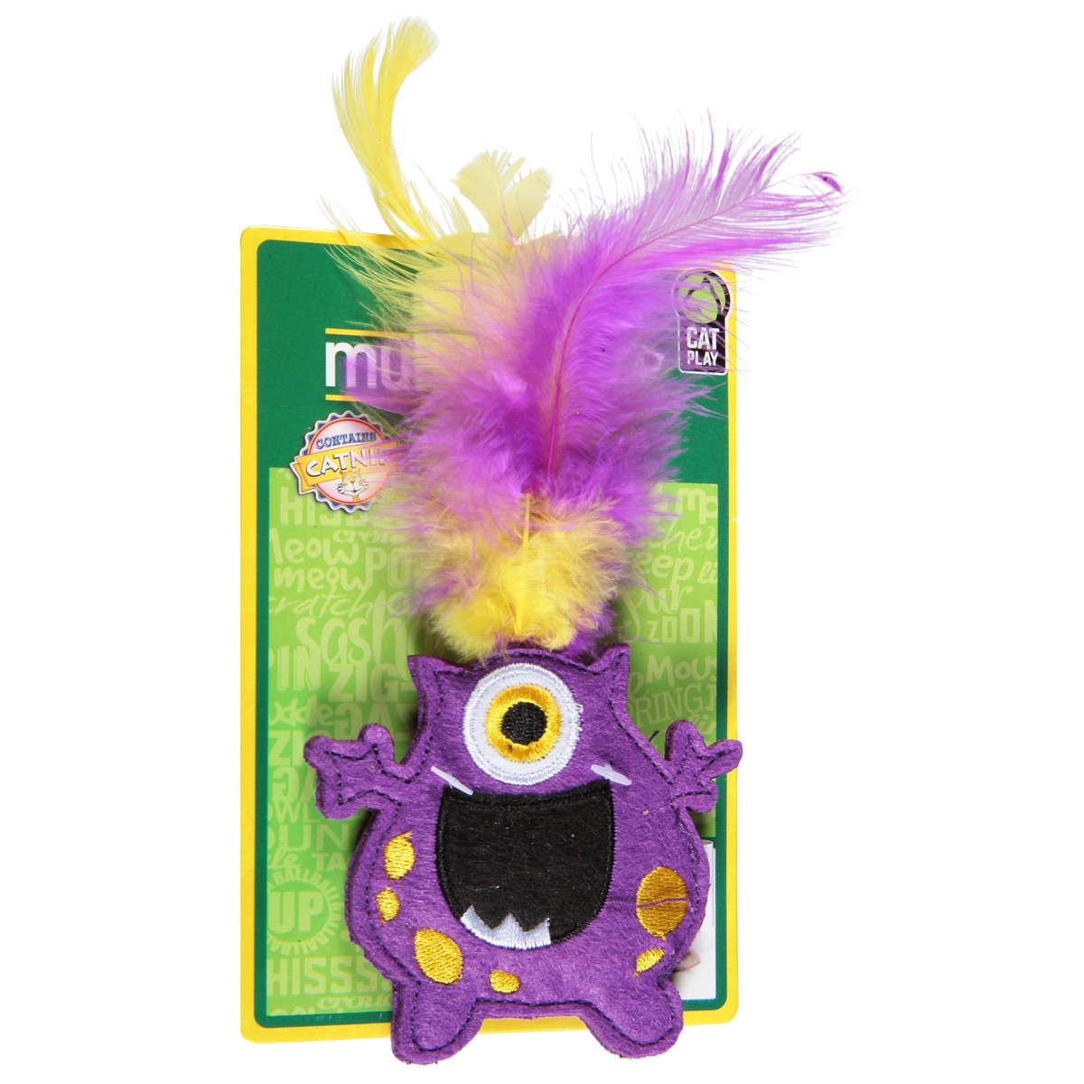 slide 9 of 11, MultiPet Toy Cat Monsters Catnip 1.000 Ea, 1 ct