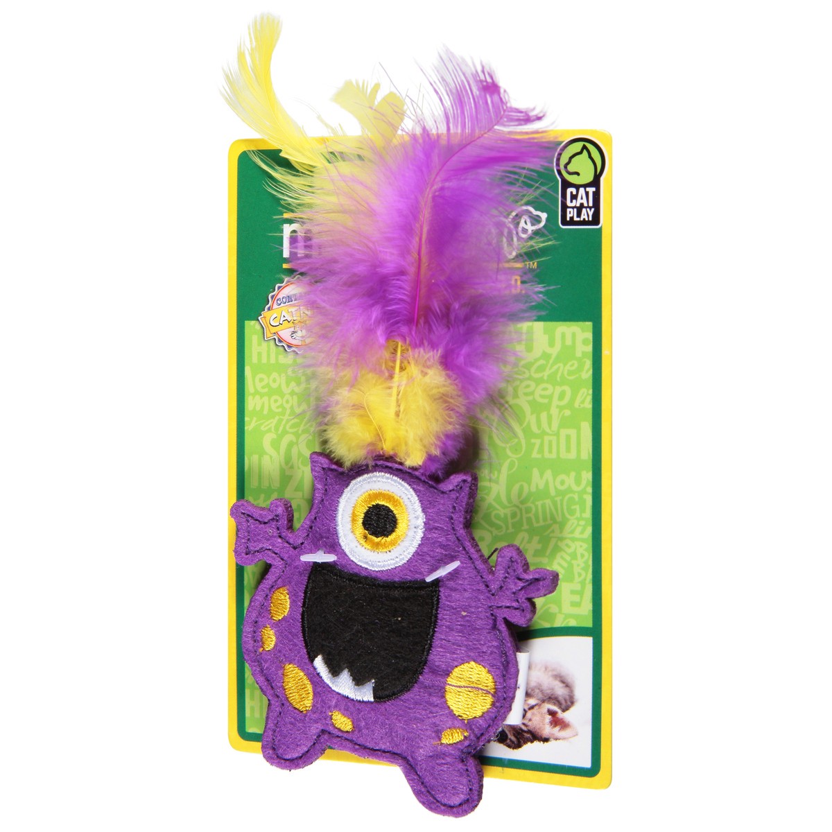 slide 10 of 11, MultiPet Toy Cat Monsters Catnip 1.000 Ea, 1 ct
