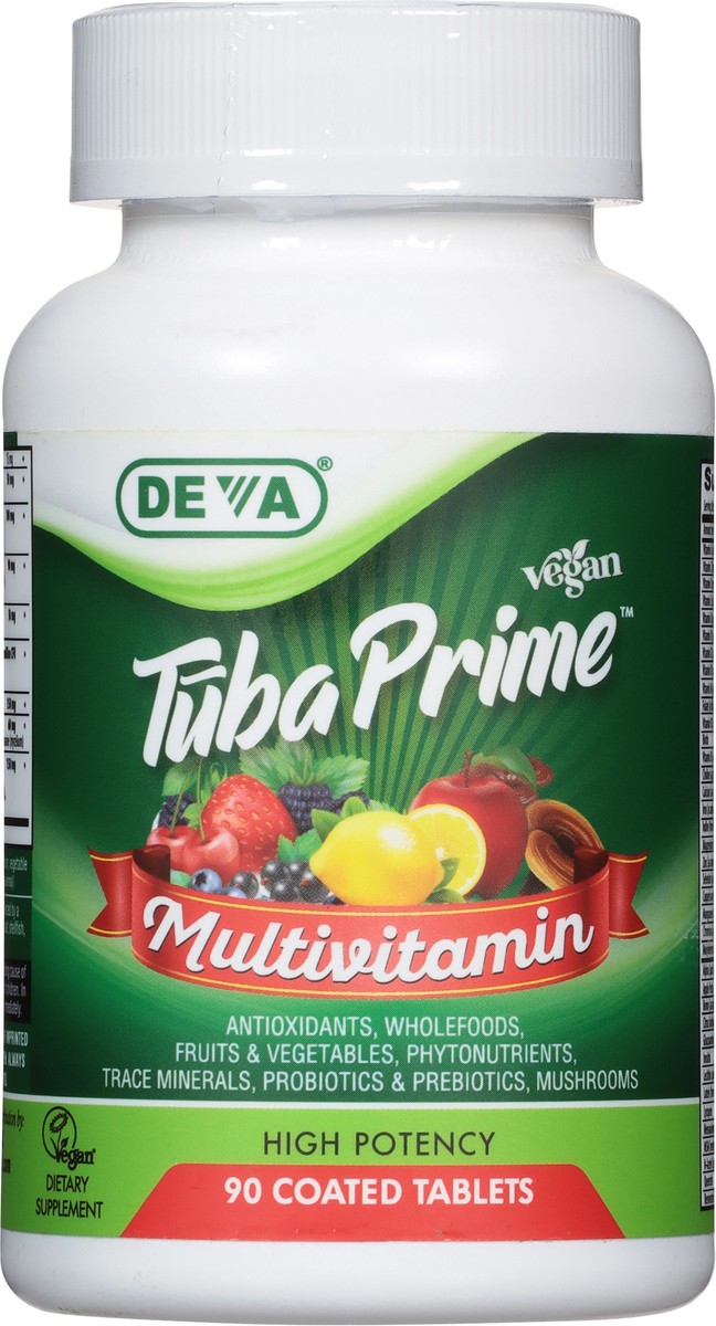slide 9 of 10, DevaCurl Vegan Tuba Prime Multivitamin 90 Tablets, 90 ct