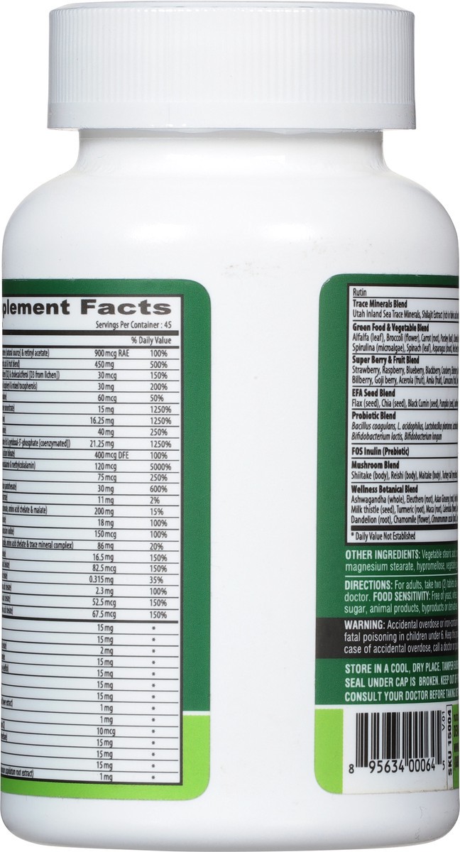 slide 8 of 10, DevaCurl Vegan Tuba Prime Multivitamin 90 Tablets, 90 ct