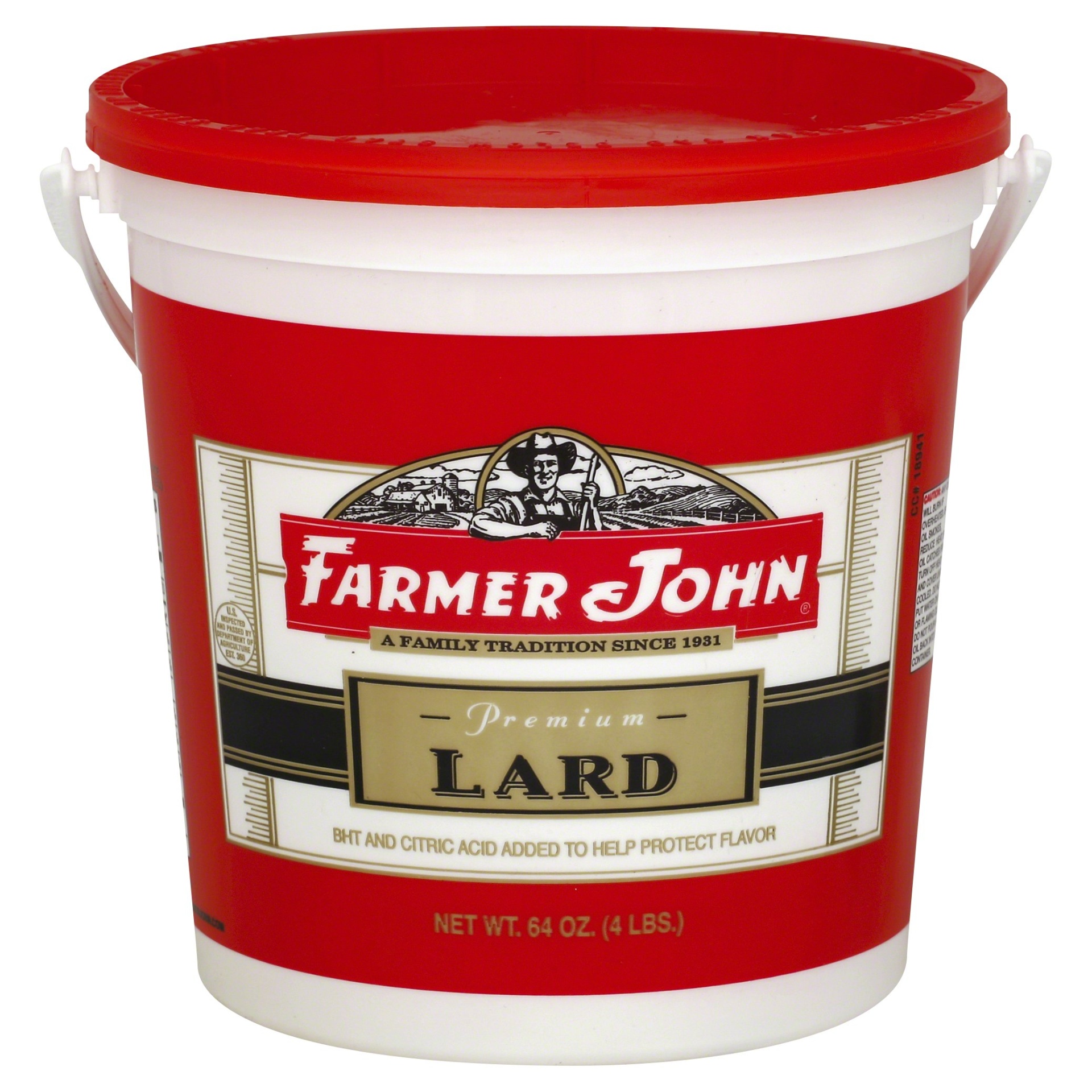 slide 1 of 5, Farmer John Premium Lard, 4 lb