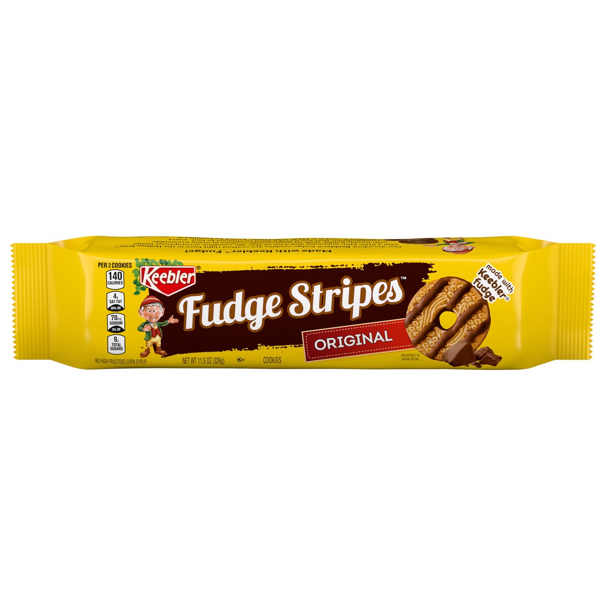 slide 13 of 13, Keebler Fudge Stripes Original Cookies, 11.5 oz