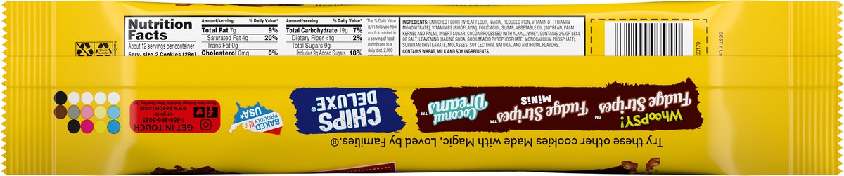 slide 4 of 13, Keebler Fudge Stripes Original Cookies, 11.5 oz