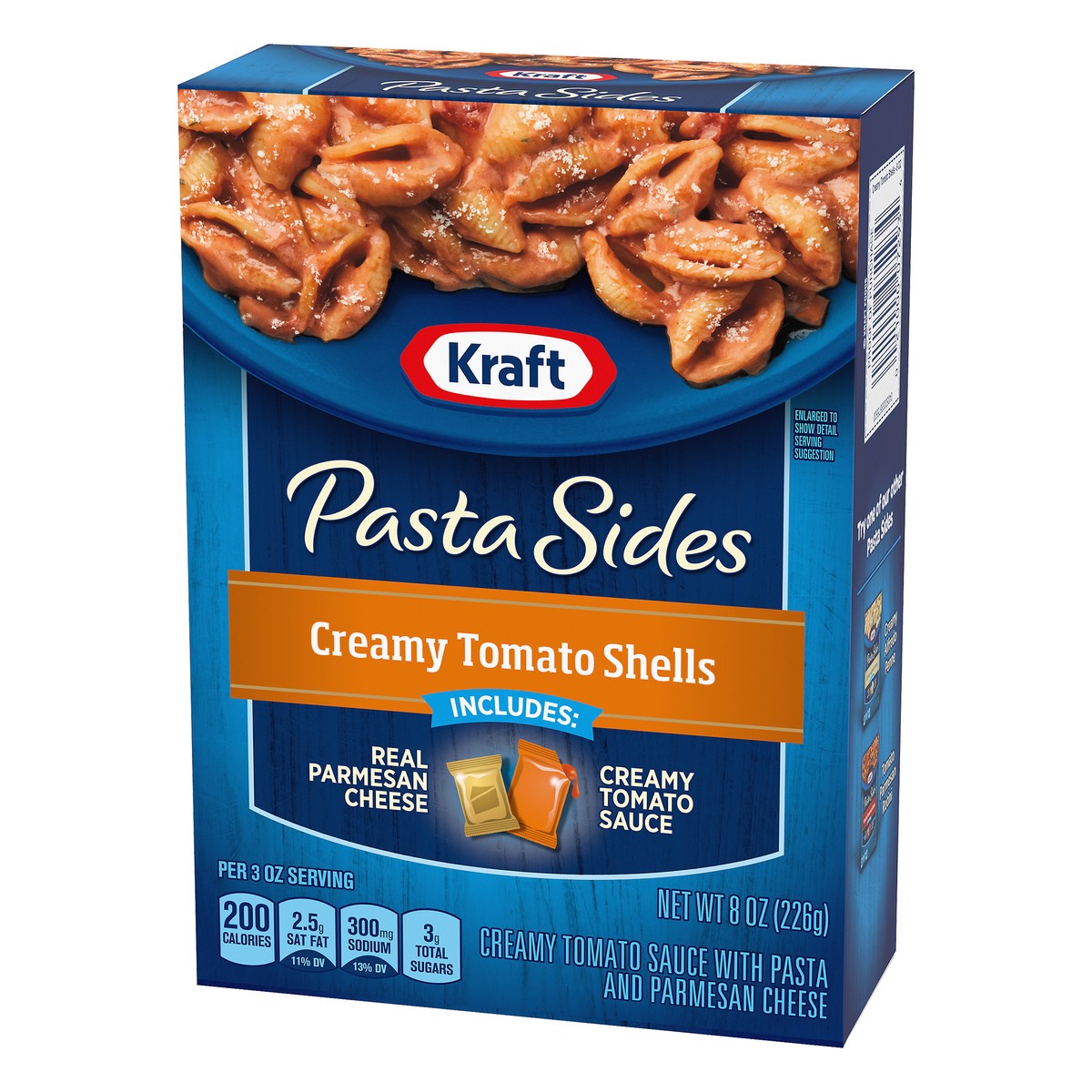 slide 3 of 10, Kraft Pasta Sides Creamy Tomato Shells, 8 oz