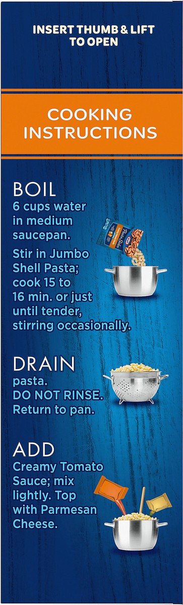 slide 7 of 10, Kraft Pasta Sides Creamy Tomato Shells, 8 oz