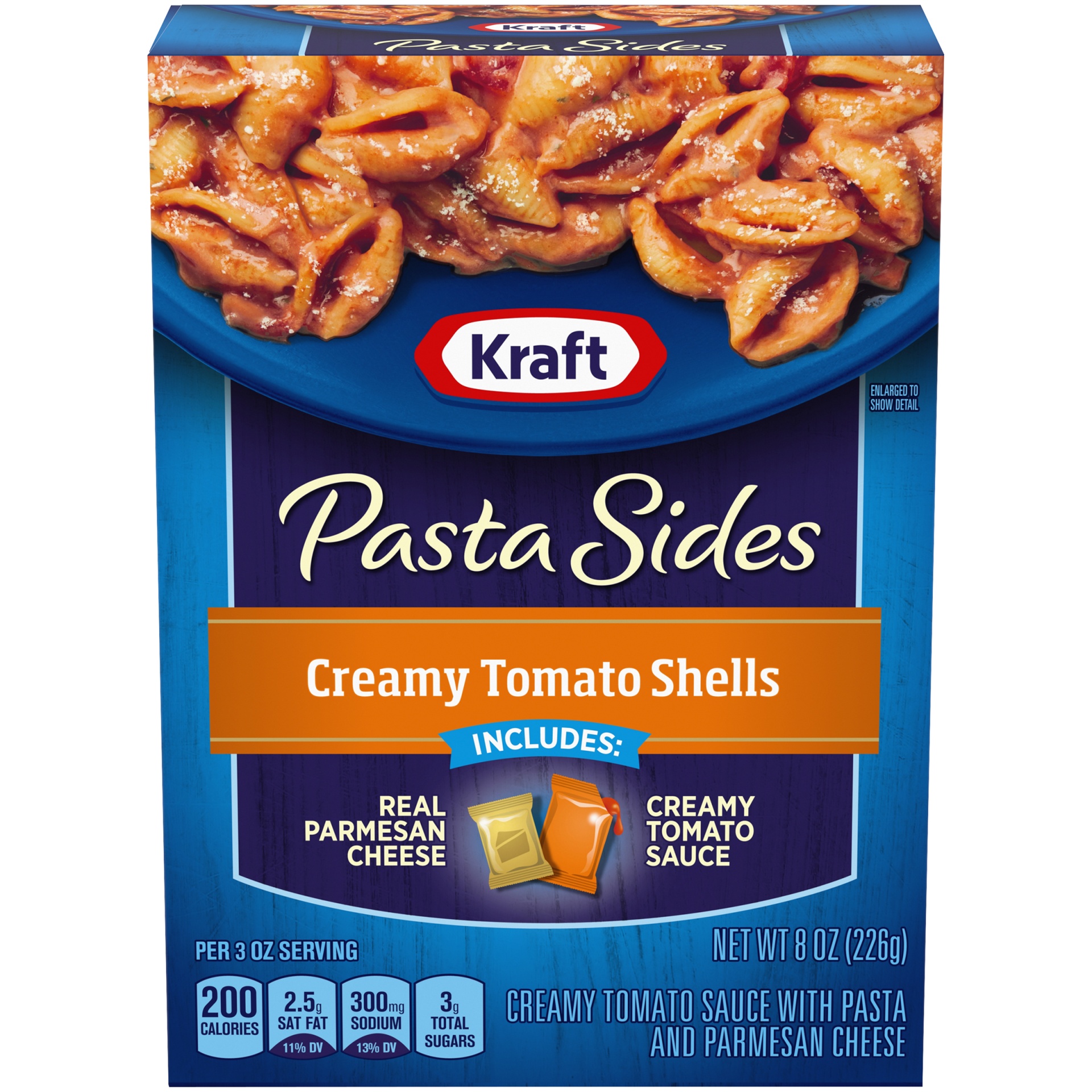 slide 1 of 1, Kraft Pasta Sides Creamy Tomato Shells, 8 oz