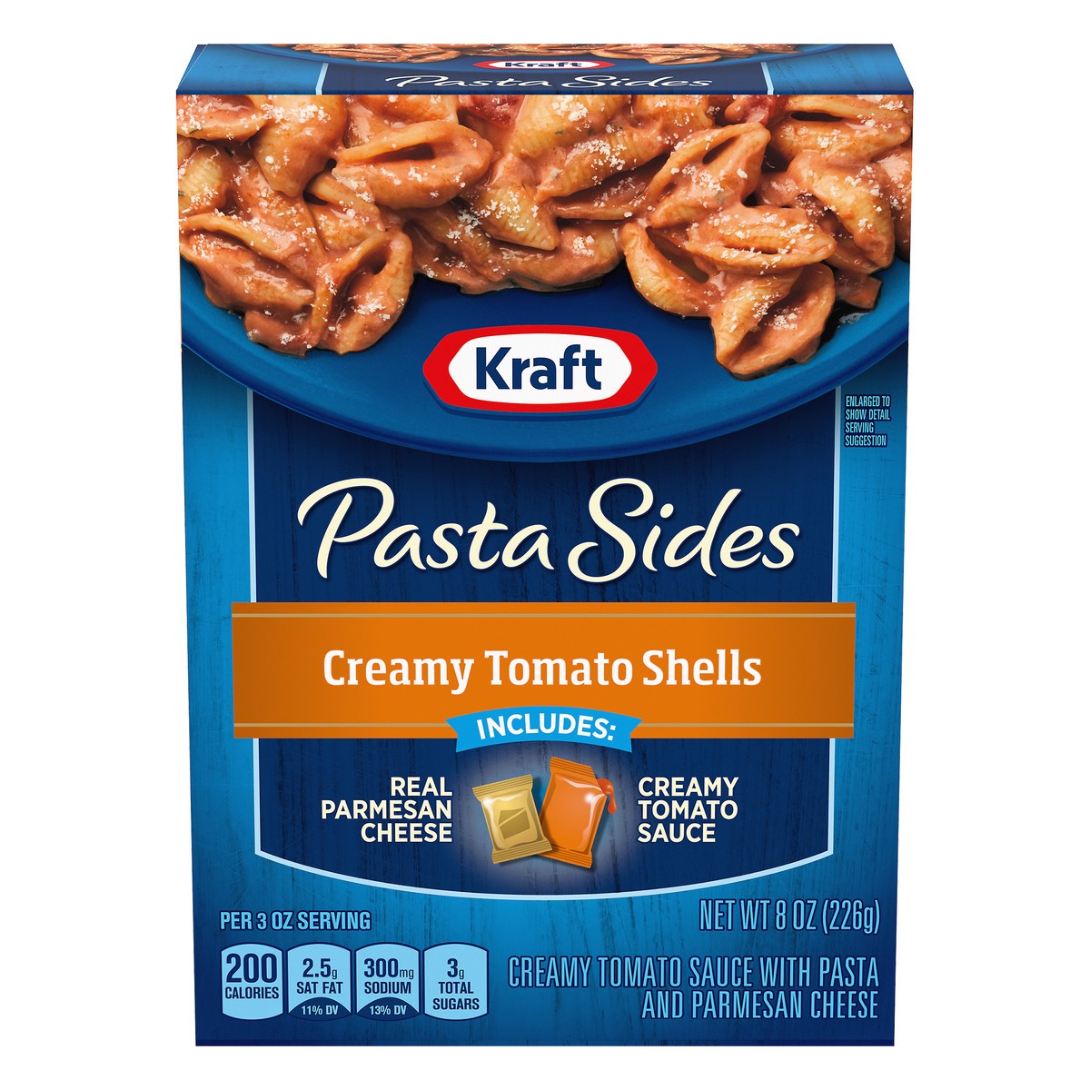 slide 1 of 10, Kraft Pasta Sides Creamy Tomato Shells, 8 oz