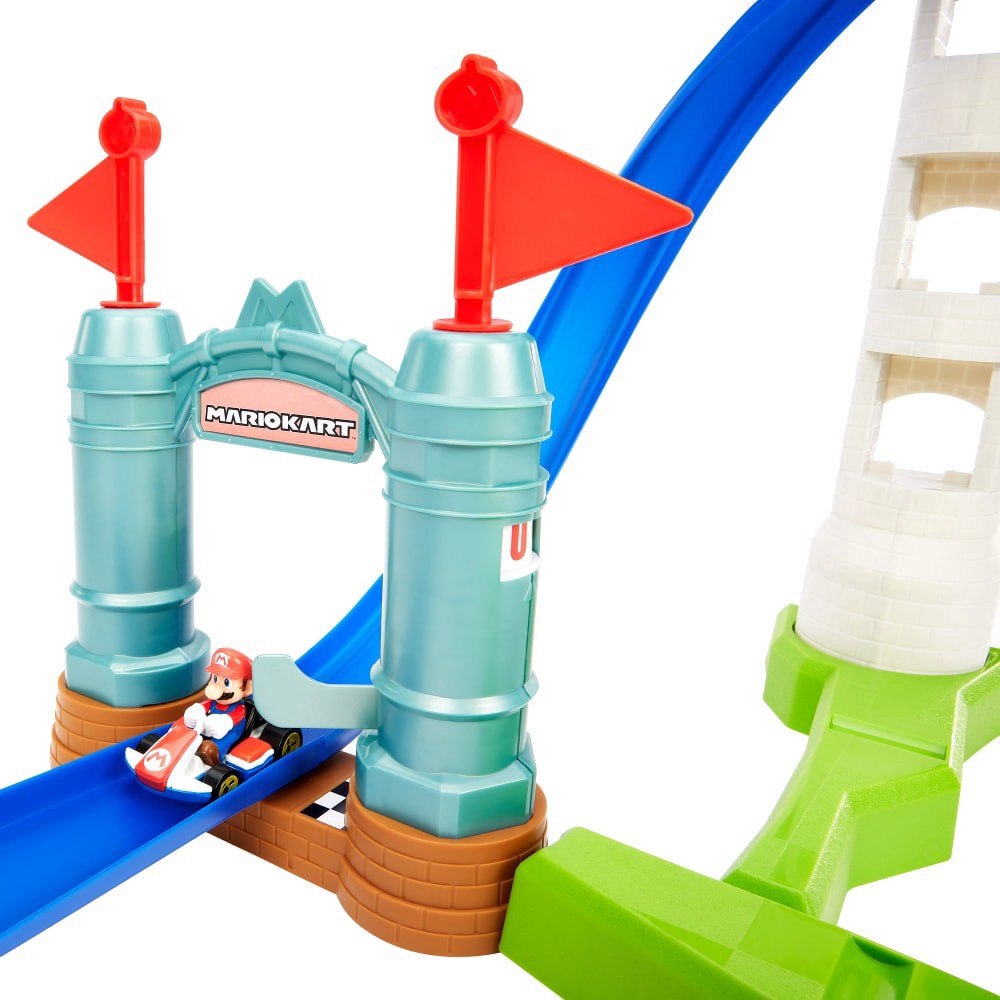 slide 3 of 5, HOT WHEELS MARIOKART Circuit Slam Track Set, 1 ct