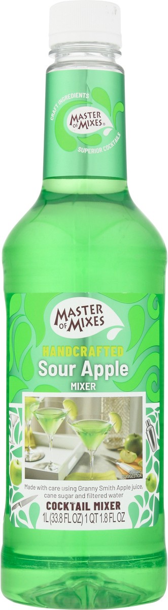 slide 6 of 9, Master of Mixes Sour Apple Martini Mixer, 1 liter