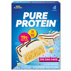 Pure Protein Zig Zag Cake Bar 4ct